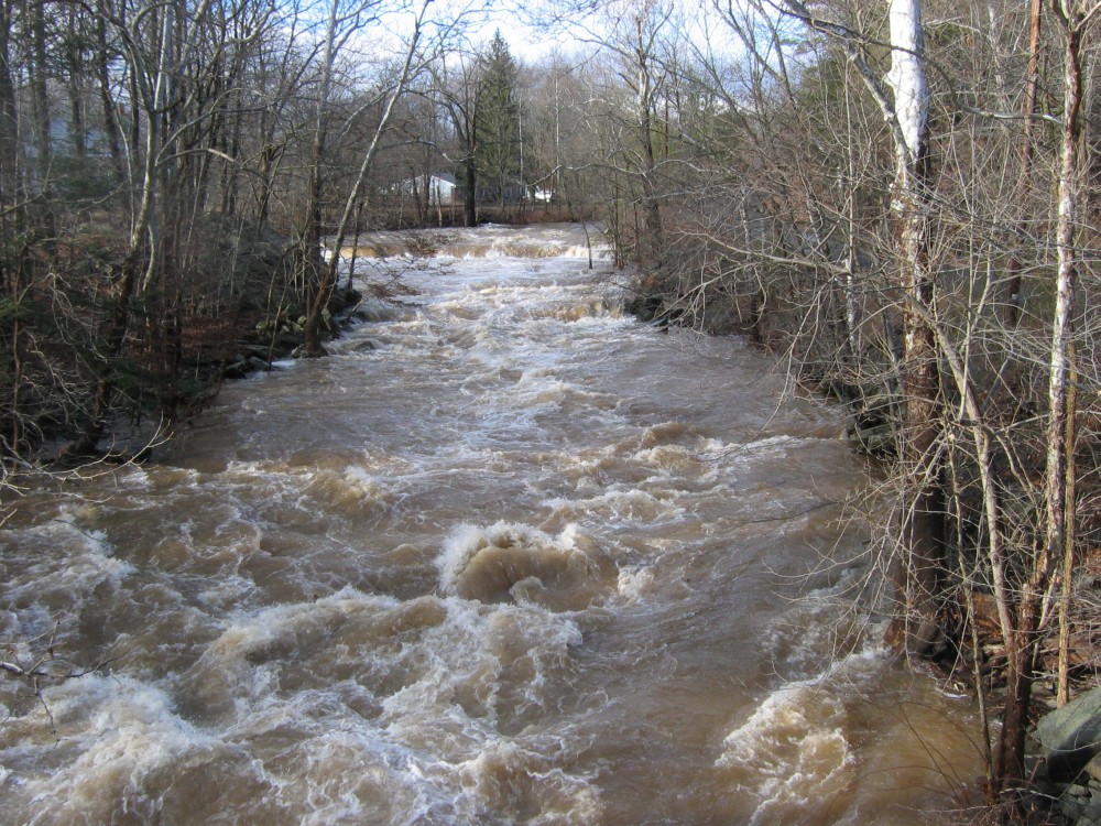 Sawkill Creek, near Kingston, New York, at high water